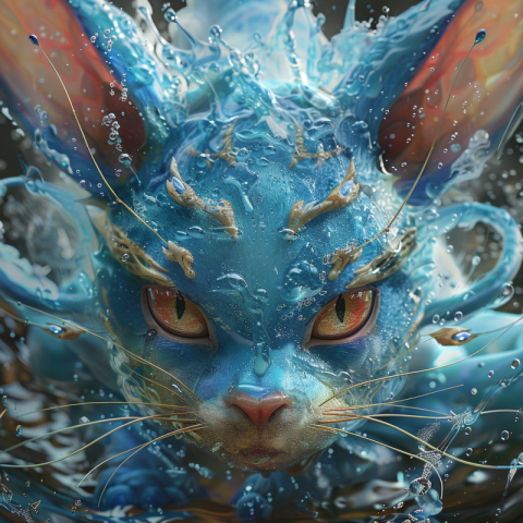 Cat Pokemon Kingdra