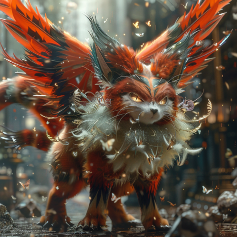 Cat Pokemon Volcarona