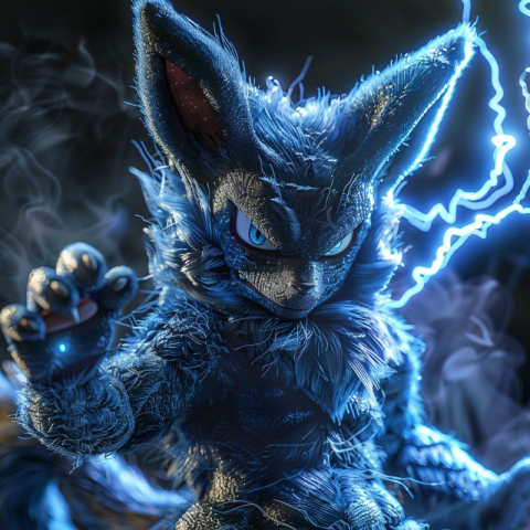 Epic Cat Pokemon Lucario